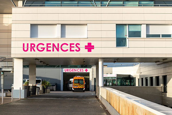 urgences médical dans un hôpital